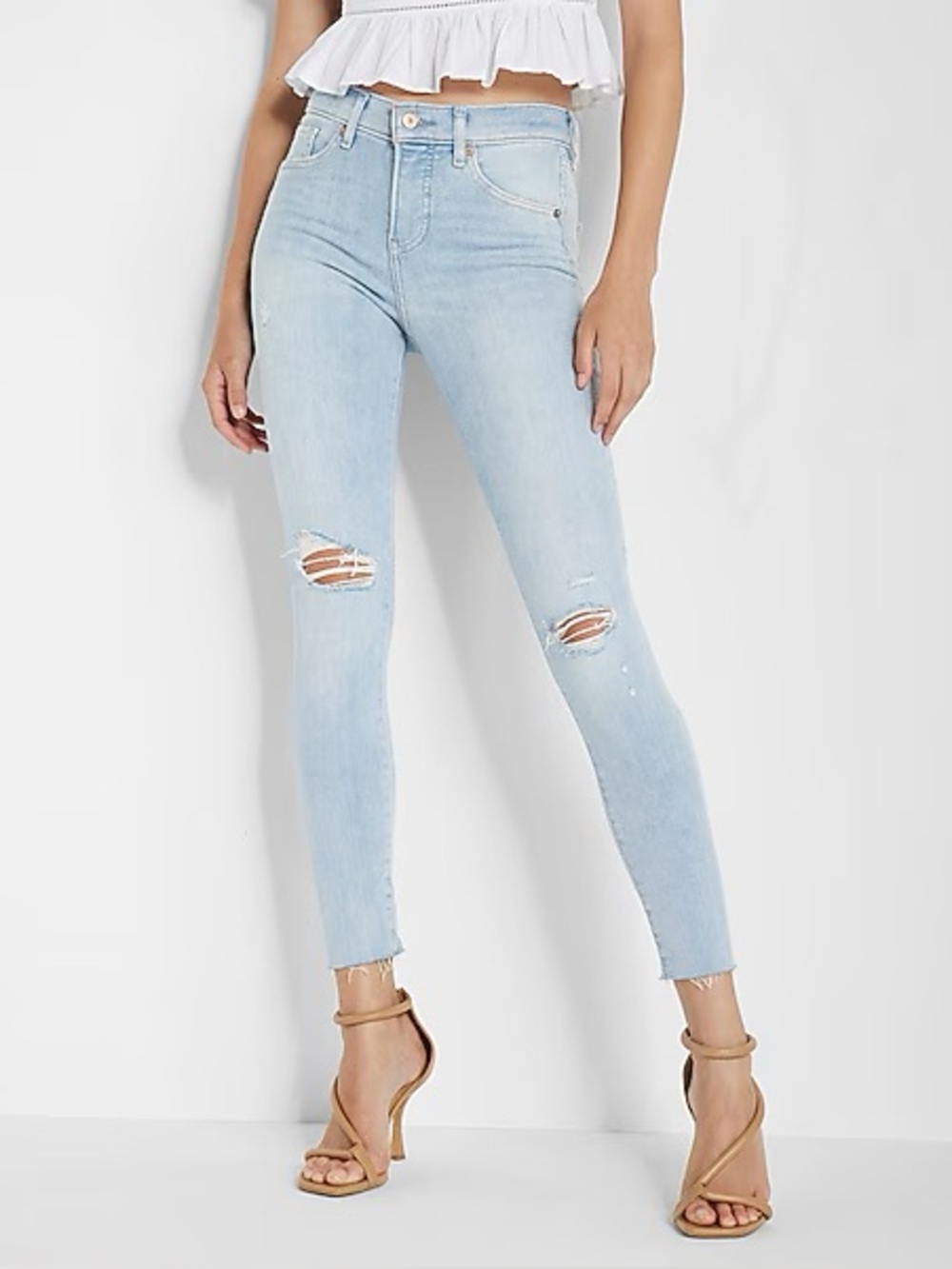 Express Mid Rise Skinny Jeans 4S